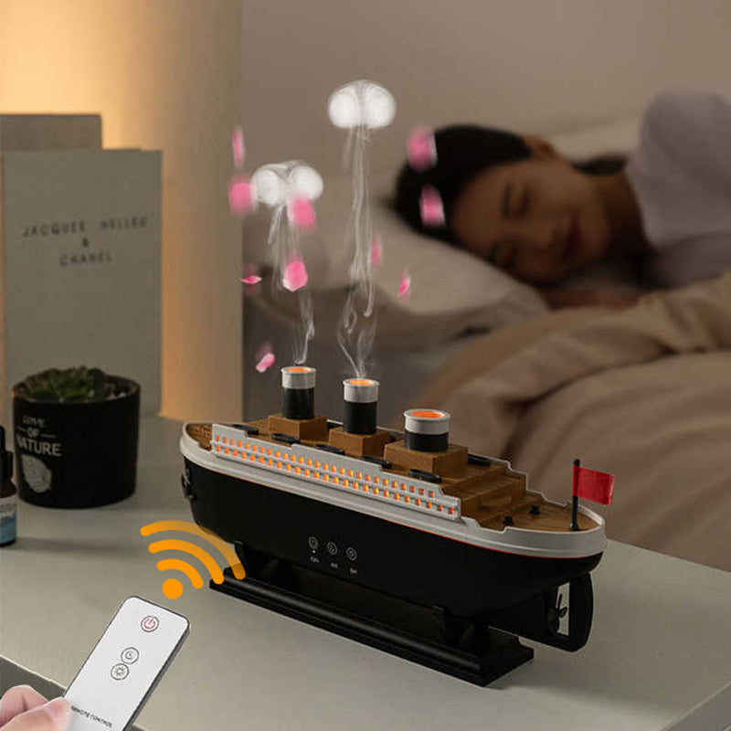 Retro Titanic Aroma Air humidifier with remote control