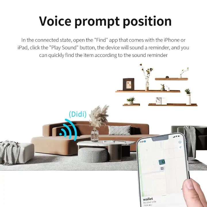 Locating your wallet on Phone
